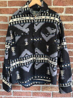 outback trading co * mens button down * medium * euc *